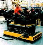 Air Casters make Scissor Lift Tables mobile